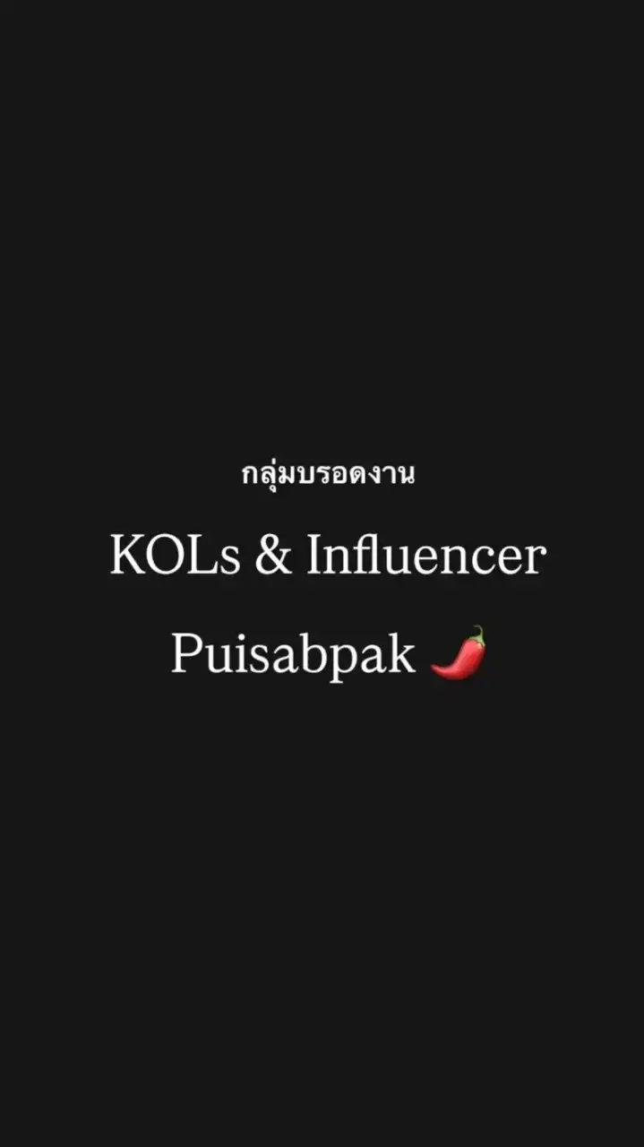 KOLs&Influencer - Puisabpak