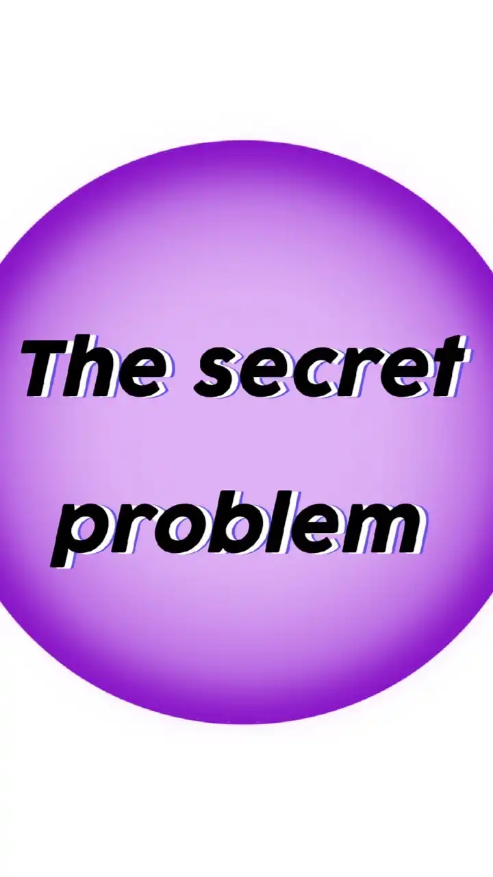 The secret problem WRW.💜
