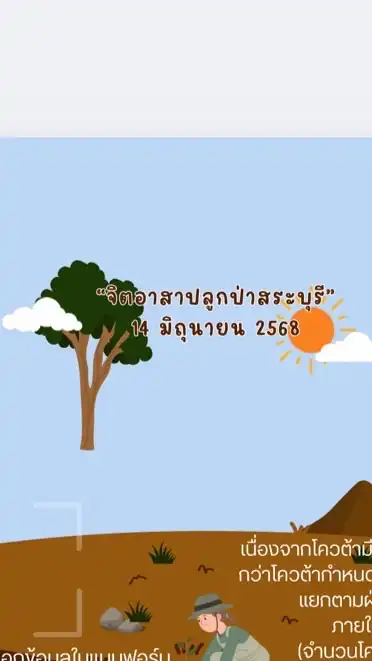 จิตอาสาปลูกป่าสระบุรี