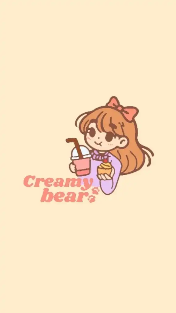Creamy bear 🧋 เครื่องดื่ม X ของกินเล่น🥪🍟