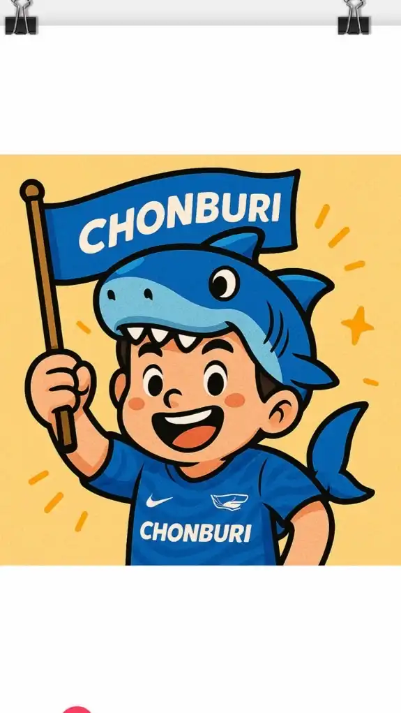 ฉลามหลังโกล์💙ชลบุรีเอฟซี🦈