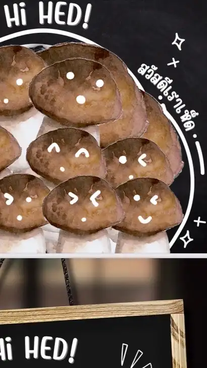 Hi HED 🍄เห็ดย่างหลังมอ