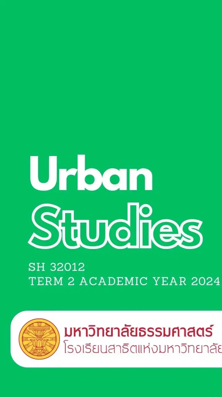 SH 32012 Urban Studies (2/2024)