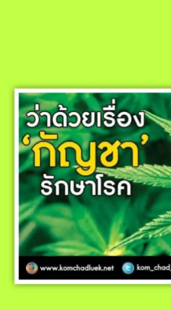 น้ำมันกัญชารักษาโรค