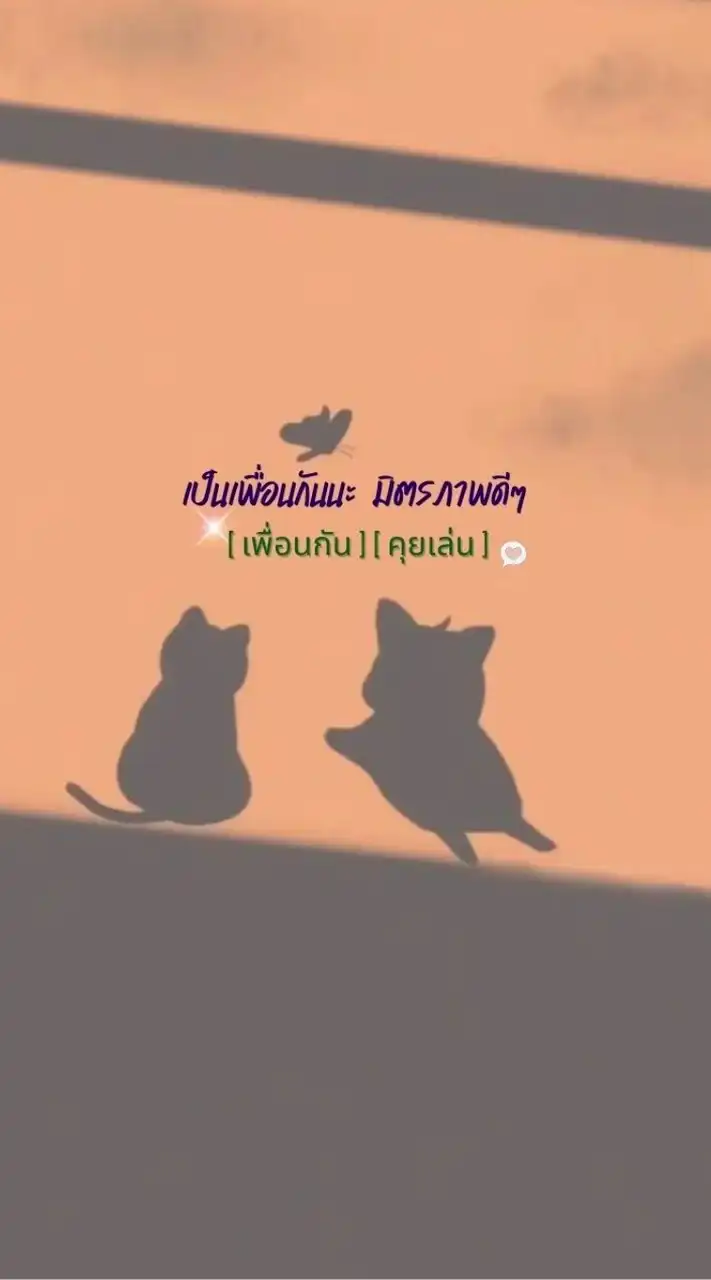 เป็นเพื่อนกันนะ มิตรภาพดีๆ (เพื่อน)(คุยเล่น)