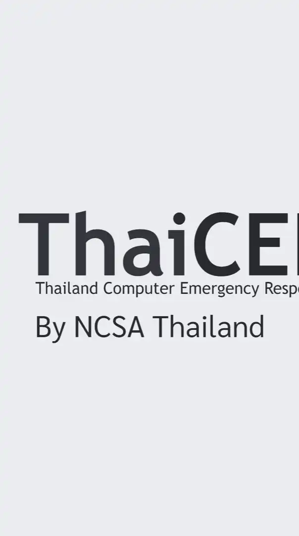 Thai Cyber Community By NCSA