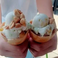 เจี๊ยบลพบุรีไอศครีมกะทิ น้ำมะพร้าวสด น้ำช่อดอกมะพร้าว