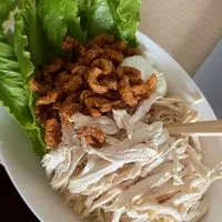 🐔ไก่ฉีกบนหมี่ x ชาเย็น🧋