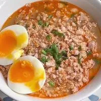 มาม่าต้ม  ไข่เจียว ยำไข่ดาว ยามดึก มจพ.🍱🍜🍟🍞🥤