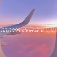 🛩️35,000ft.aboveseas✨🌷💖