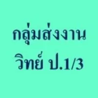 กลุ่มส่งงาน วิทย์ ป.1/3