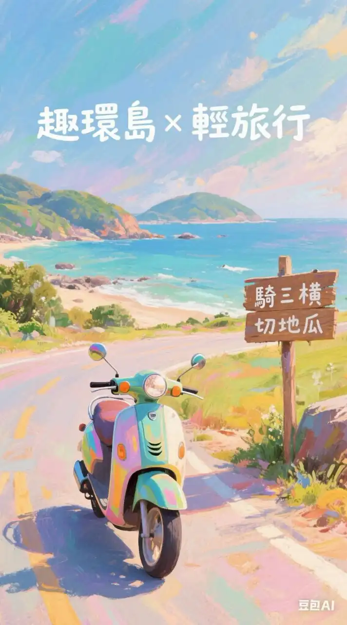 趣環島×輕旅行🛵騎三横 切地瓜🏍️
