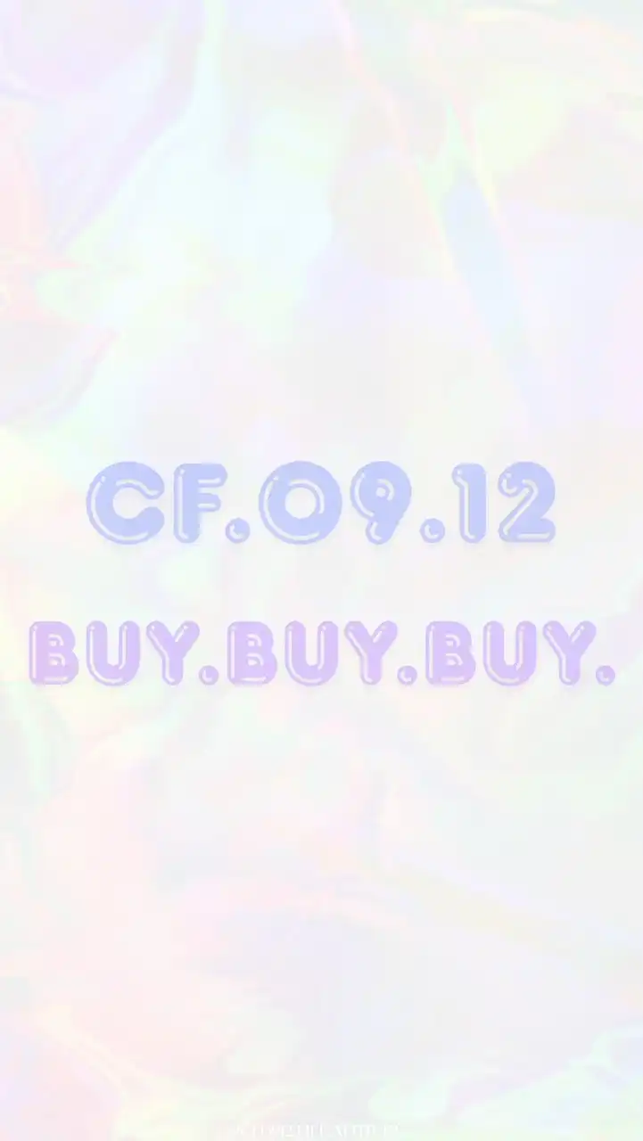 12/3-12/5釜山連線🇰🇷CF.09.12.BUY.BUY.BUY.