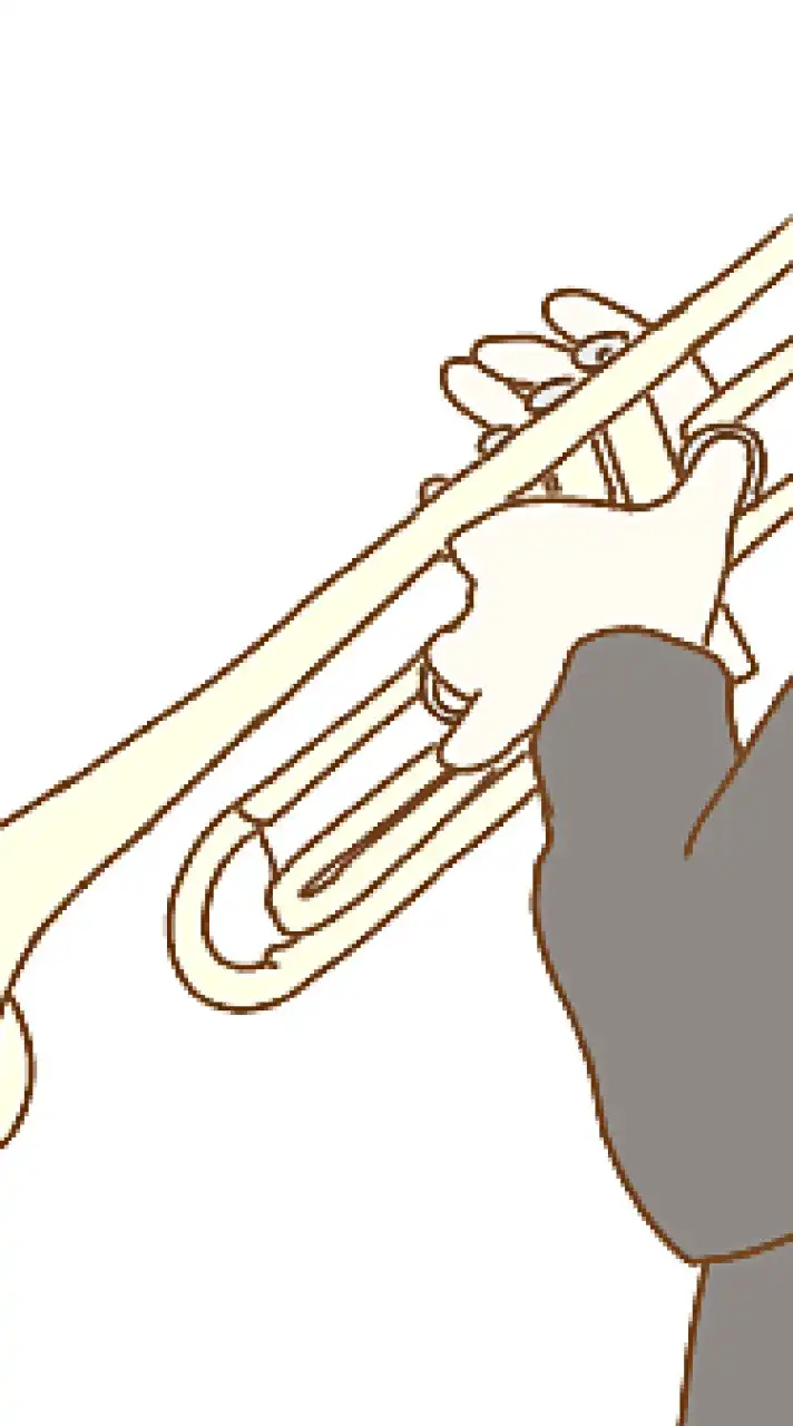 トランペットパート(中学生)集合〜！