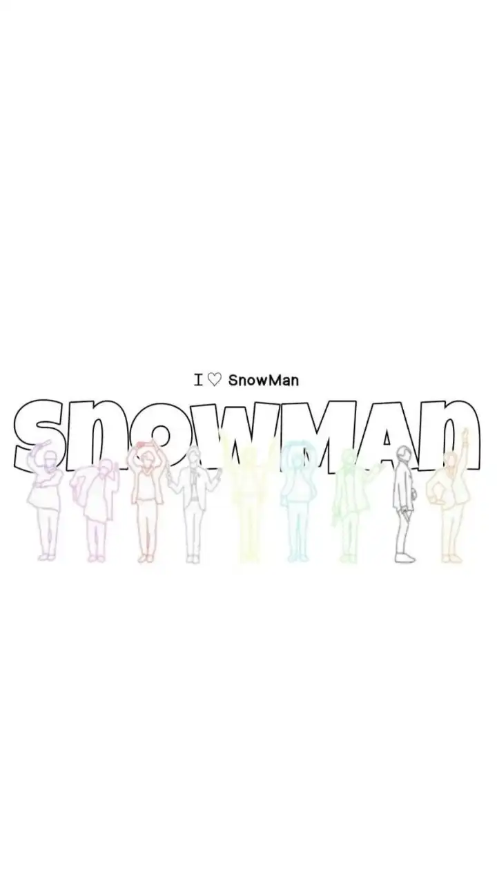 SnowManのカレンダー、壁紙製作所‼︎🧡🖤💛❤️🩷💚💙💜🤍