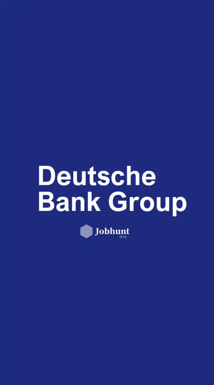 【ドイツ銀行】就活情報共有/企業研究/選考対策グループ