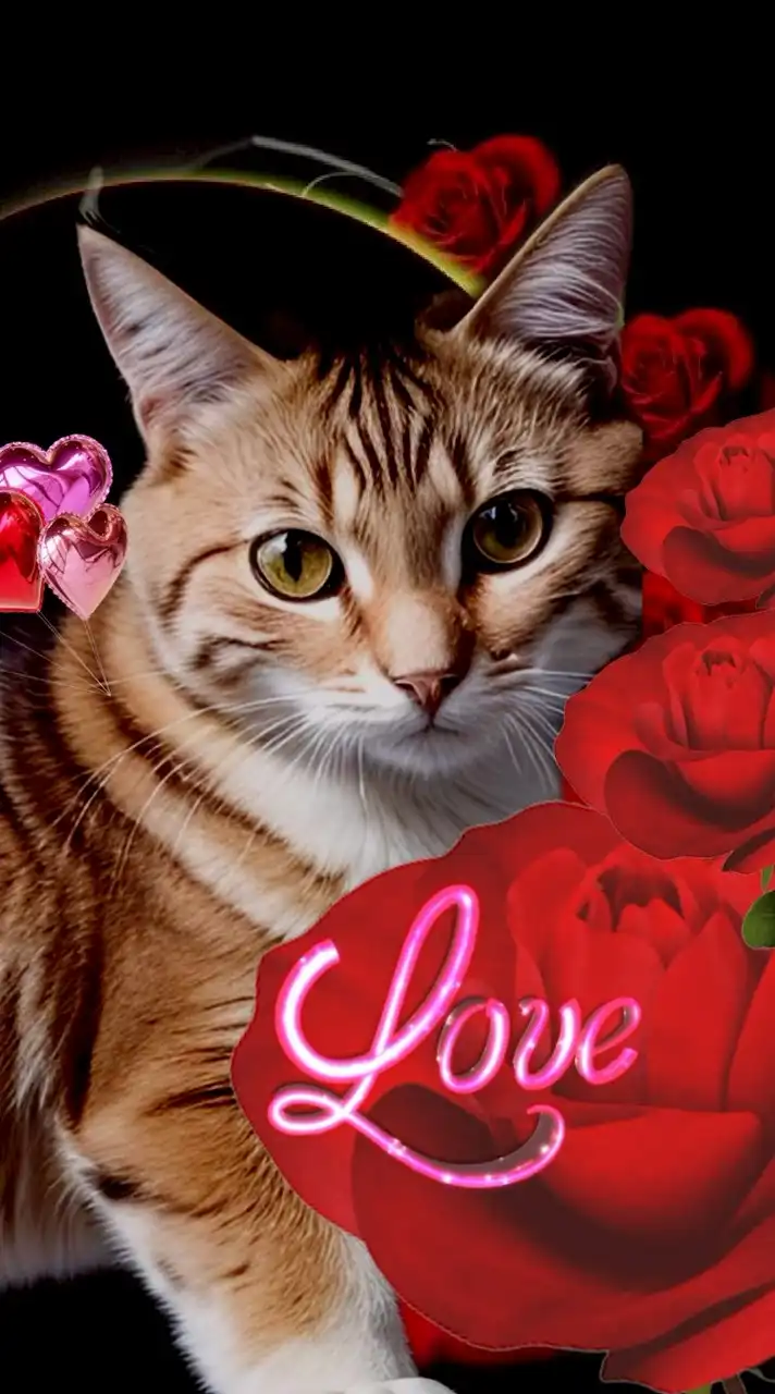 猫🐈️大事なヒゲ💘LOVEY💘集まれ🐈️