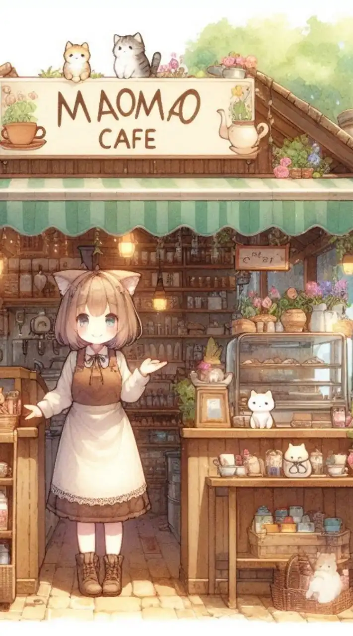 🐈‍⬛笑顔とお喋りで健康カフェ☕～猫猫 maomao  Cafe♬.*ﾟ～ニコニコ笑顔でストレスフリーへ☺️