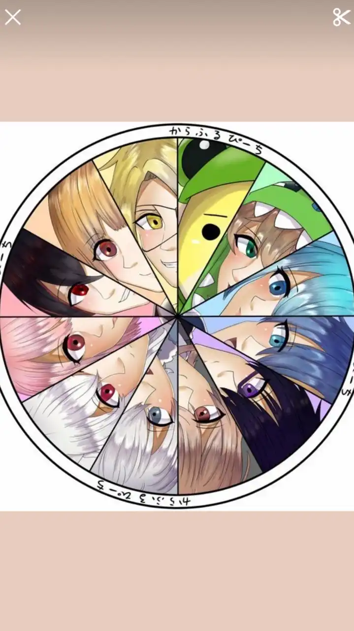 カラフルピーチなりきりオプ🍑🌈