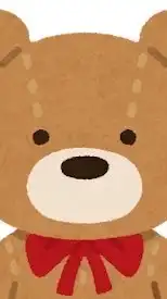 無言でぬいぐるみの画像を載せるだけ