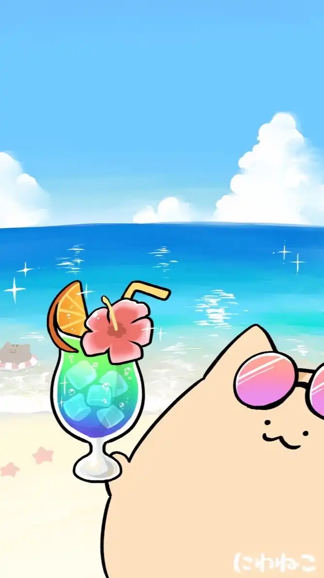 庭猫もるさんのスタンプで遊ぼ