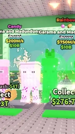 100人で虹ガラマ配布！ロブロックスブレインロットを盗む