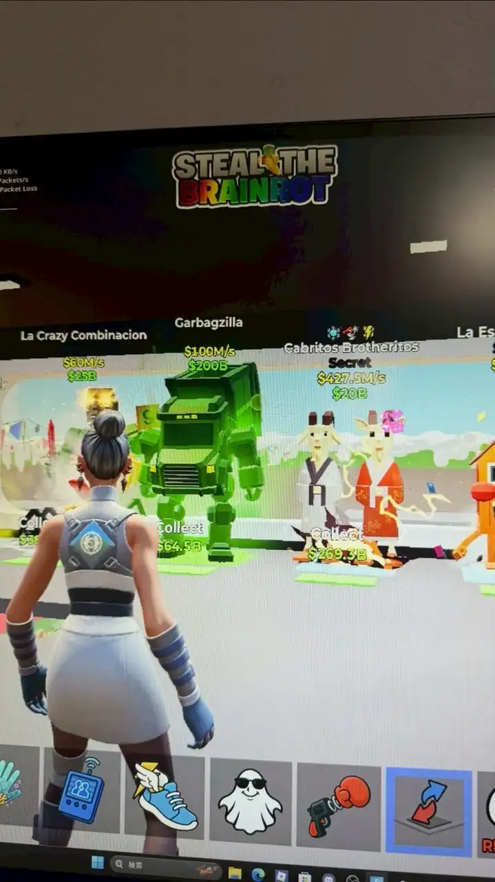 フォートナイトブレインロット！100人行ったら何かなが起こる