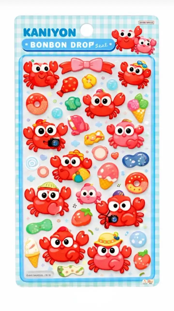 【東京シール】カニちゃん道楽🦀