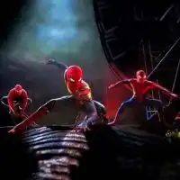 スパイダーマンなりきり！