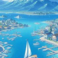 青い海を眺めながらみんなで笑顔になろう