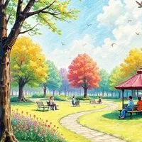 🪾🍁木陰で仲良く楽しい話♬幼稚園児に戻ってお話しませんかぁ〜♬