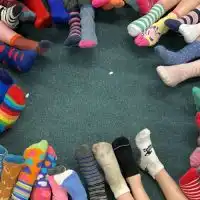 靴下のままで外を歩くのが好き